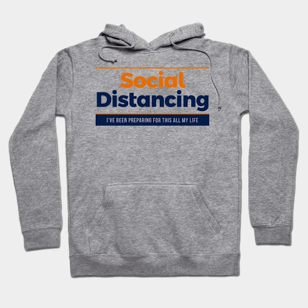 Social Distancing Hoodie by freshafclothing